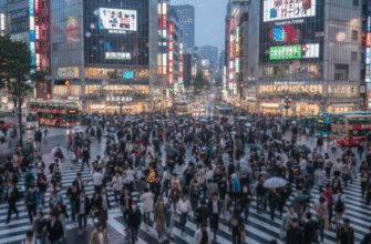 The Endless Energy of Tokyos Shibuya Crossing