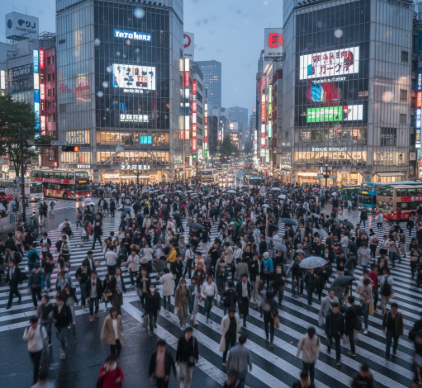 The Endless Energy of Tokyos Shibuya Crossing