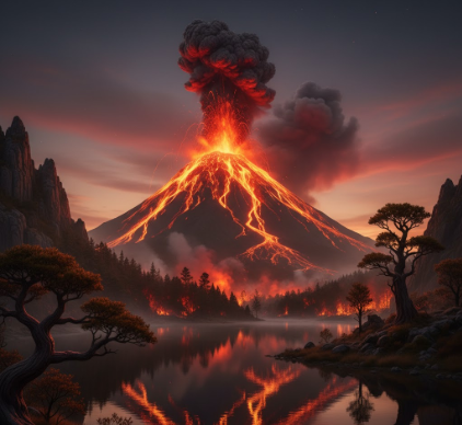 The Stunning and Deadly Beauty of a Volcano