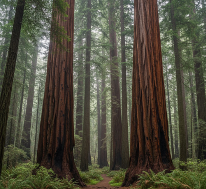The Towering Trees of the Redwood National Park