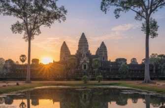 The Sacred Temples of Angkor Wat in Cambodia